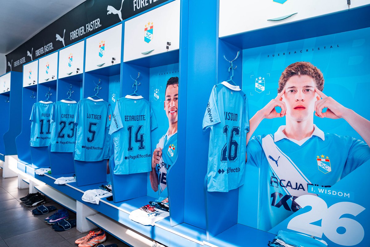 ClubSCristal's tweet photo. ✅ Todo listo para hoy. 💪
 ¡Vamos por todo! 👕🩵

#FuerzaCristal https://t.co/kNnShRXX2L