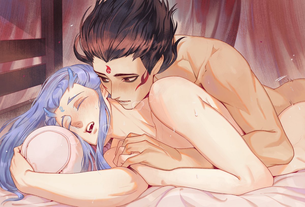 Nezha just wants to make sure his Bingbing feels good and loved ❤️🩵

Thank you <a href="/Rinfu1325/">Riinfu🍀 | CMS on Jun #CA11 #CM1</a> for always being my magician. This is 🔞Oubing I‘ve always wanted to see 🥹💖 #rinfucms #จาปิ่ง #藕饼