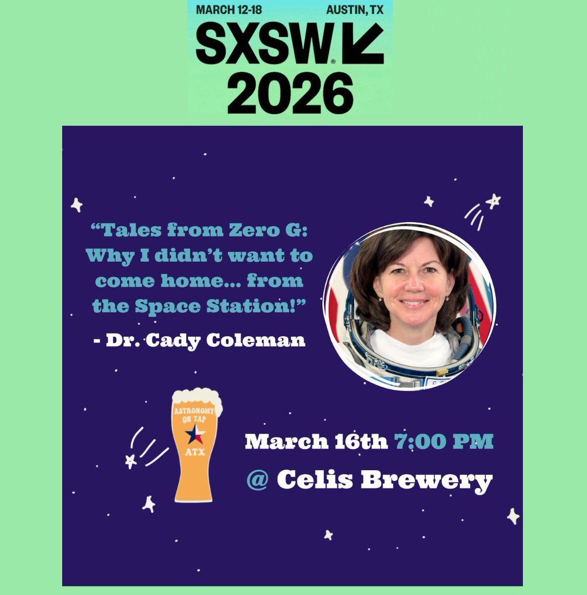 Cady Coleman tweet media