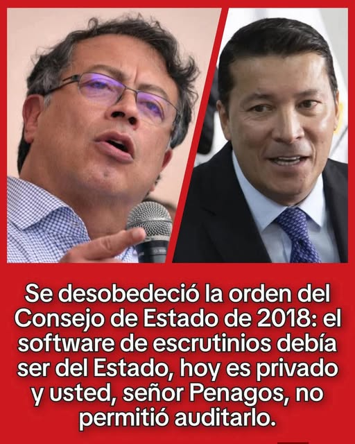¿QUÉ ESCONDE HARNAN PENAGOS QUE HA EVITADO QUE EL SOFTWARE ESTÉ EN MANOS DEL ESTADO COLOMBIANO Y TAMBIÉN HA EVITADO QUE SEA AUDITADO? LA INSTITUCIONALIDAD EN MANOS DE DELINCUENTES ¡COLOMBIANO DESPIERTA!