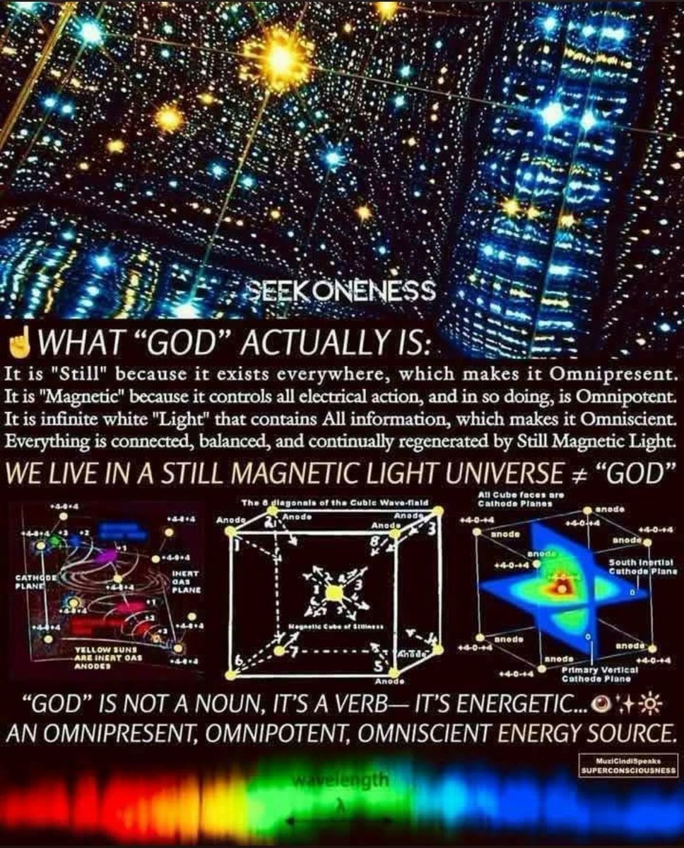 DianaT192's tweet photo. God is omnipresent, the ONE INFINITE CREATOR. Everything that exists is God. We are all ONE. https://t.co/PCcNIa2SNh