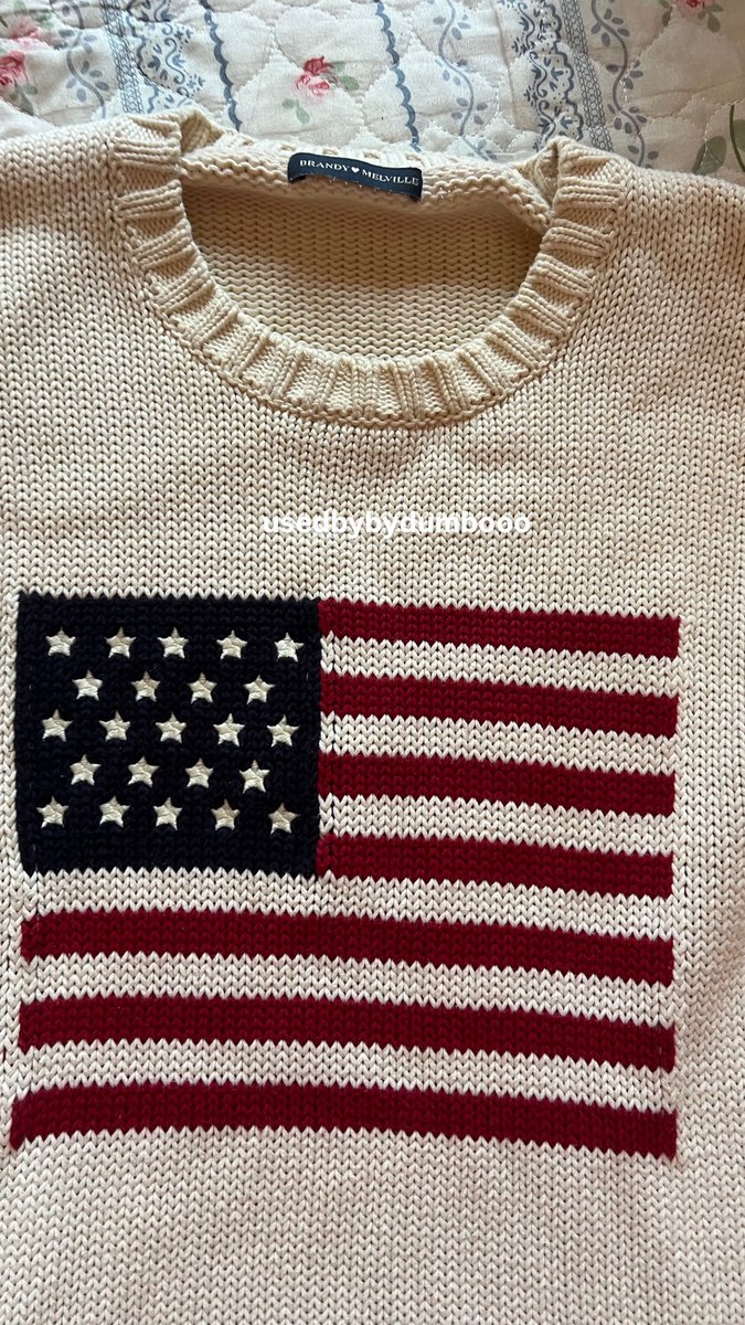 abcbabybooo's tweet photo. Brandy flag sweater ใส่ครั้งเดียว 990รส ค่าา
อจ: usedbybydumbooo https://t.co/33OpW5Jpzk
