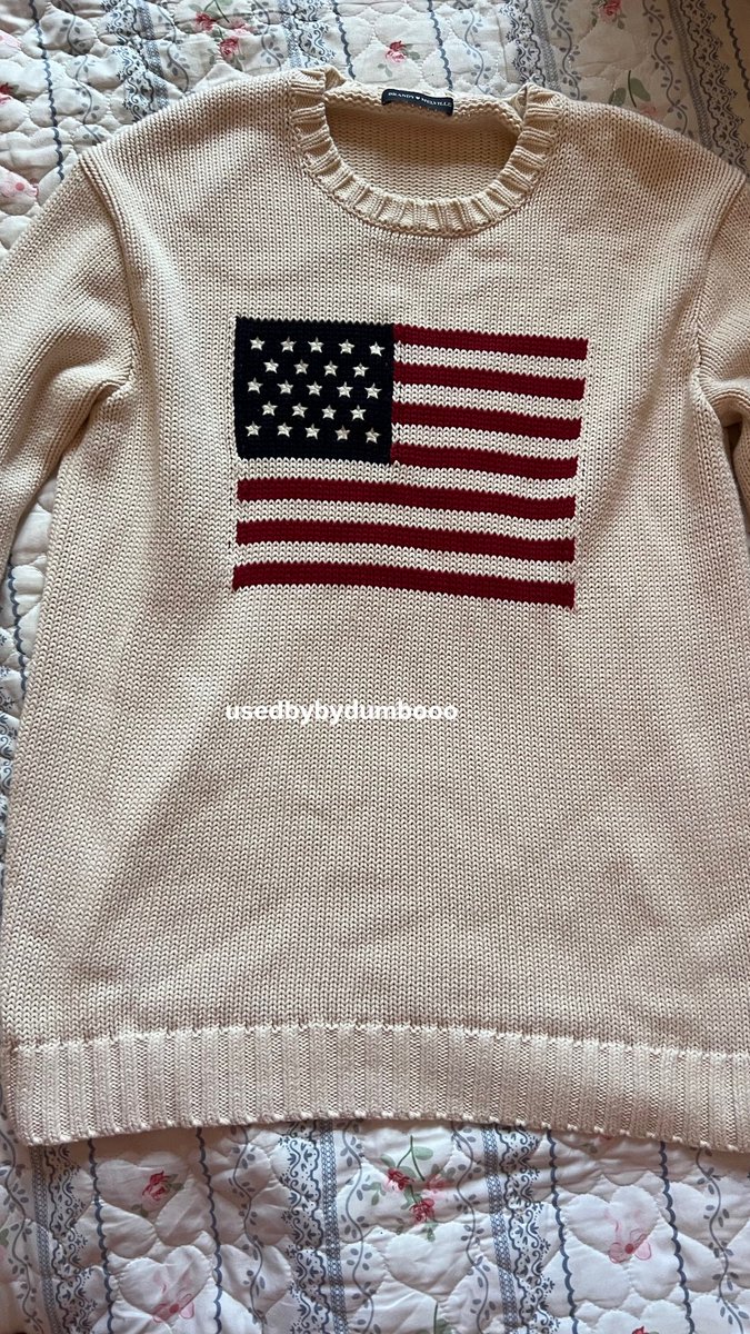 abcbabybooo's tweet photo. Brandy flag sweater ใส่ครั้งเดียว 990รส ค่าา
อจ: usedbybydumbooo https://t.co/33OpW5Jpzk