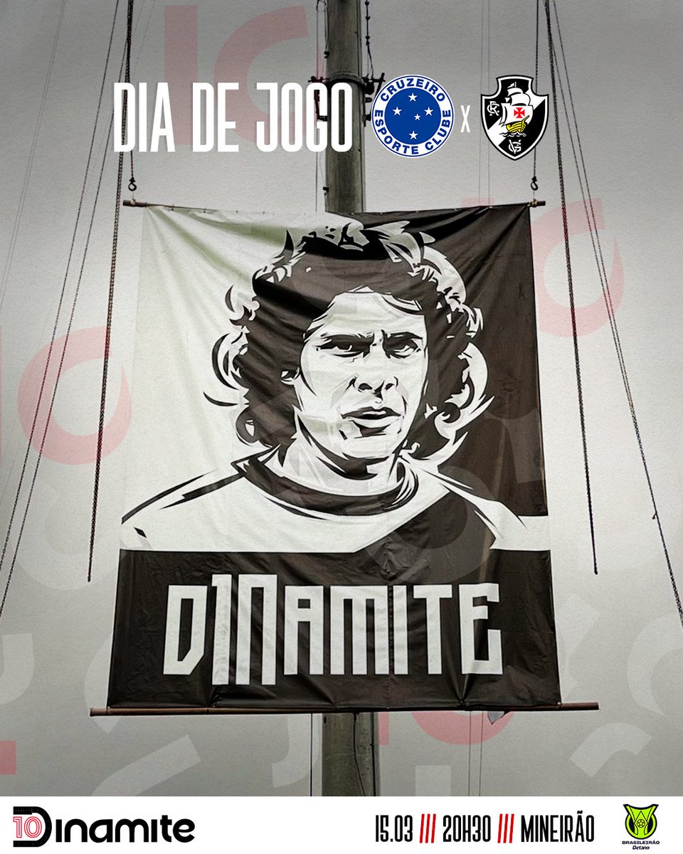 rdinamite10's tweet image. DIA DE MAIS UM DESAFIO NO @Brasileirao! 

🆚️ Cruzeiro
⏰️ 20h30
🏟 Mineirão

#Vasco #Brasileirão
