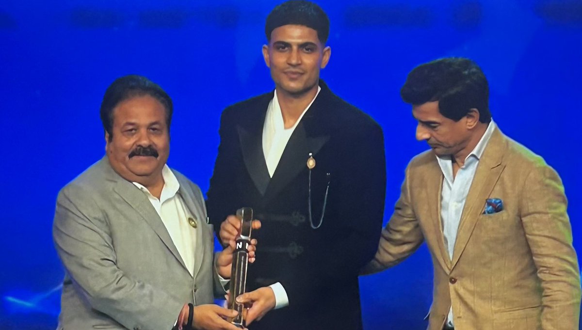 AhmedGT_'s tweet photo. 🚨 Shubman Gill wons the BCCI Cricket of the Year award 2024-25. 🚨 https://t.co/p99e665eHI