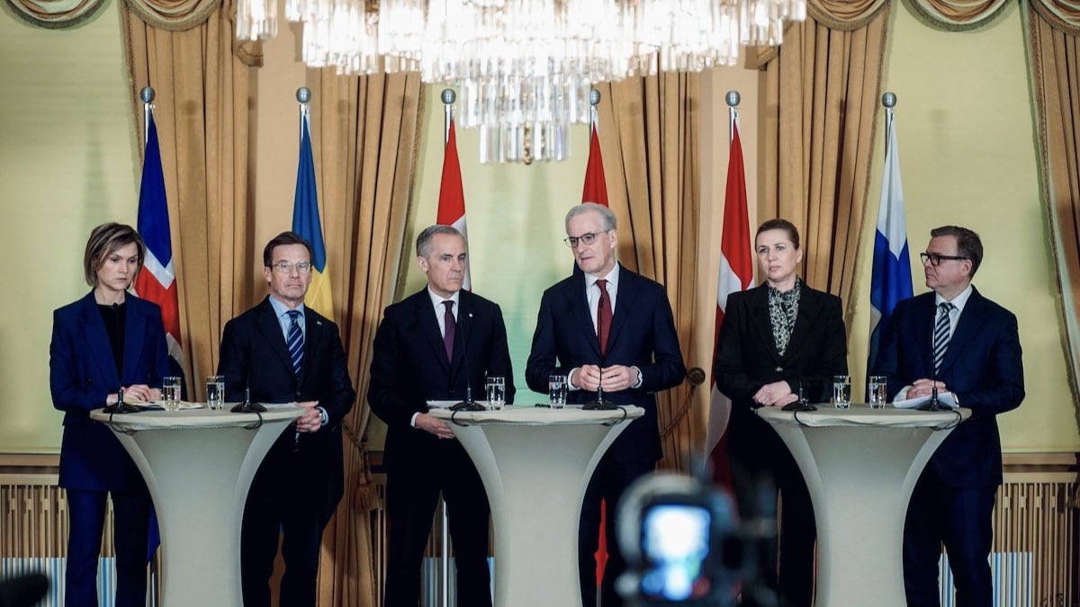 tut0ugh's tweet image. 🌐Nordic countries and Canada to strengthen cooperation on Arctic security and defence

ℹ️ government. no

#NordicCountries #InternationalRelations #Canada #Geopolitics #WorldNews
