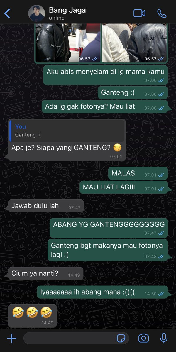 nomin1stt's tweet photo. GaJe sekian tweets

Perkara Bang Jaga lagi ganteng-gantengnya tapi belum jadi pacar Jeve (dan jagoannya itu gak terima 👍🏻) https://t.co/wxXKxOuDlX