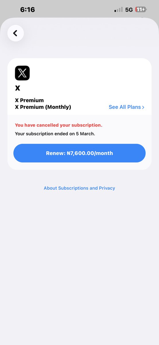 ceoaoni's tweet photo. So I canceled my X premium subscription today because ever since I got premium my engagements dropped drastically,I will not be buying blue tick until I see significant improvements in my engagements and impressions https://t.co/Md7ShqJKO5