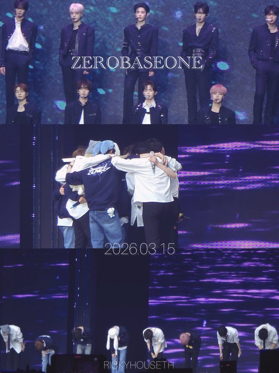 2026.03.15 💌

ในที่สุดก็เดินทางมาถึงวันนี้ ตลอดระยะเวลาเกือบ3 ปีที่ผ่านมา… ZEROBASEONE ได้สร้างความทรงจำมากมายกับ ZEROSE ขอบคุณที่มอบความสุขและความรักให้พวกเรา 

ขอบคุณ ซองฮันบิน คิมจีอุง จางฮ่าว ซอกแมทธิว คิมแทแร ริคกี้ คิมกยูบิน พัคกอนอุค ฮันยูจิน ที่เป็น ZEROBASEONE