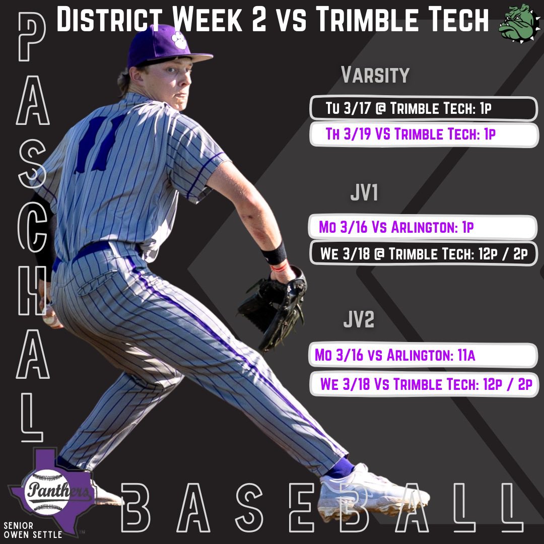 Paschal Panthers Baseball tweet media