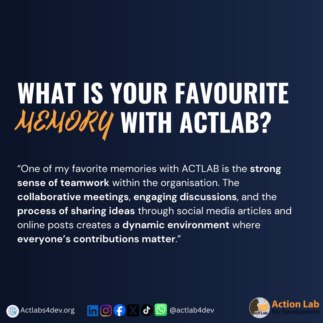 Action Lab for Development tweet media