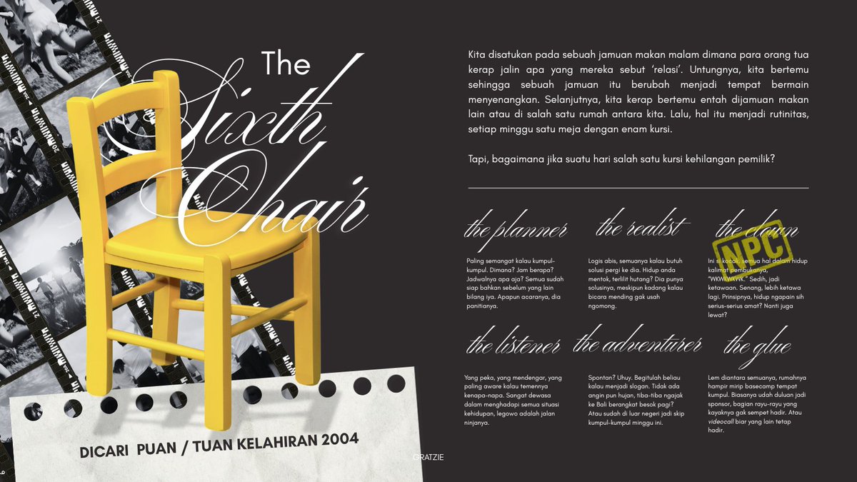 ️️

ADA PENCARIAN , MOHON DISEBARKAN!

Pencarian ini ditujukan kepada kamu yang lahir di tahun 2004 untuk diajak bergabung dalam perkumpulan haha hihi lalu huhuhu.

KALAU BERMINAT BISA HUBUNGI AKU!

️️