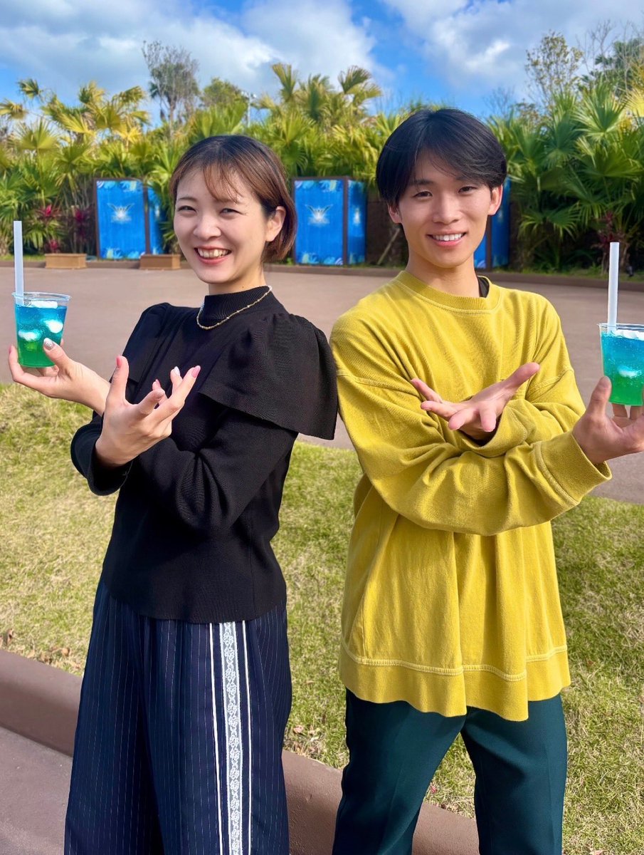 clarynet2018's tweet photo. 今日、ジャングリアに遊びに行ったら。
まさかの香港からサプライズで遊びに来てました。
見つけたとき、ビックリしすぎて腰抜けた笑 https://t.co/BuBmohg1mz