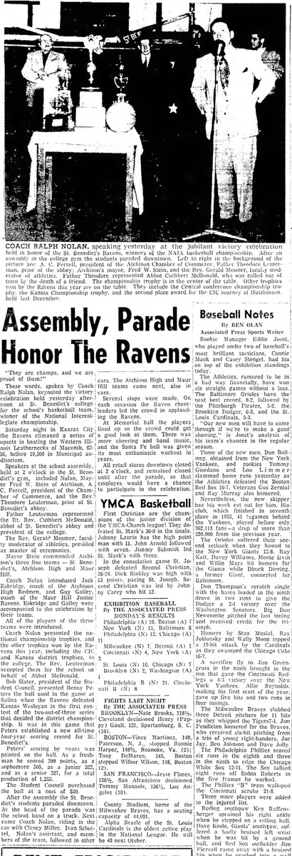 This Week In Benedictine College Sports History tweet media