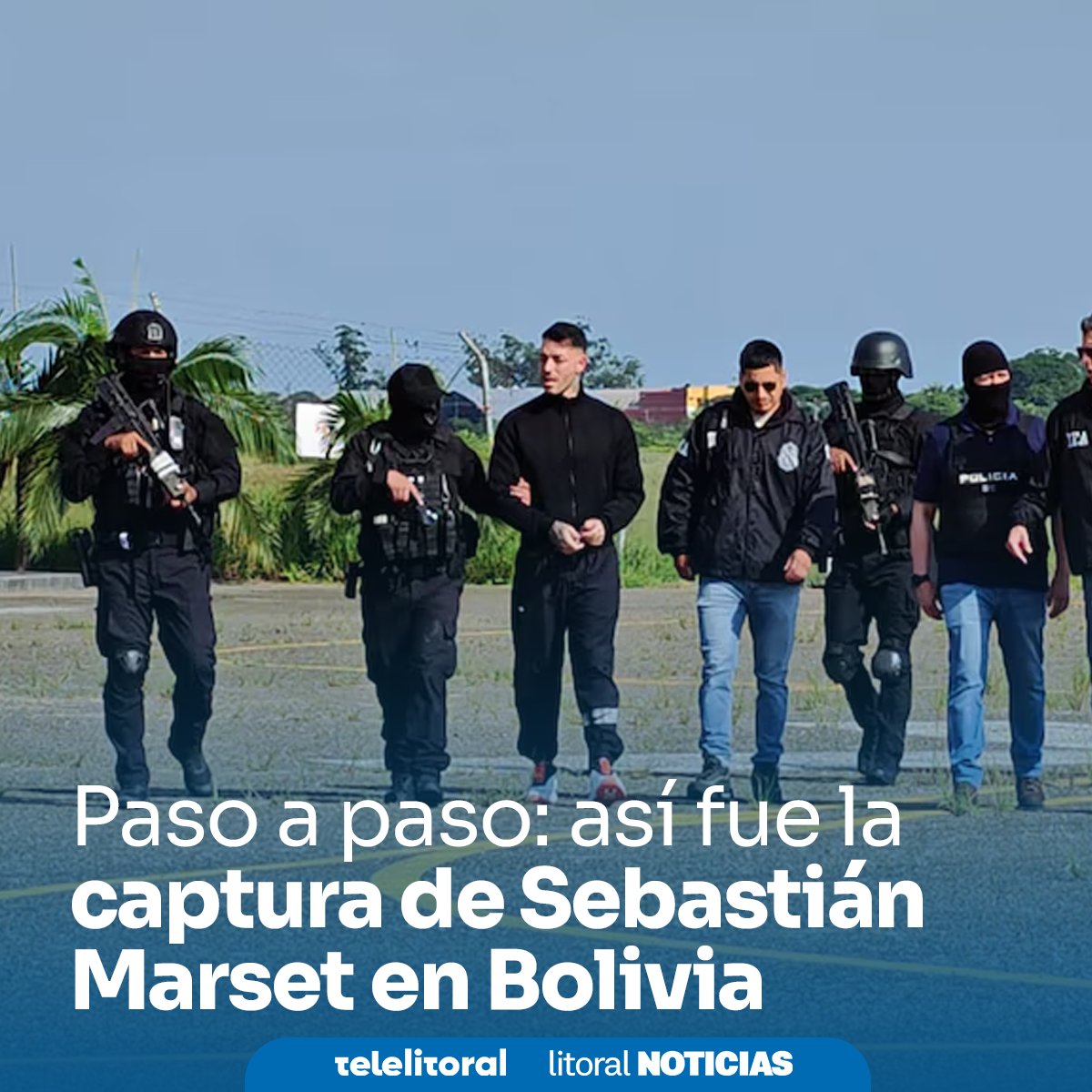 telelitoral's tweet photo. Paso a paso: Así fue la captura de Sebastián Marset
🔗 | https://t.co/KdDn4jWods
#LitoralNoticias | #SebastiánMarset #Narcotráfico #Bolivia #Captura #CrimenOrganizado #DEA https://t.co/EtWytQ8DiV