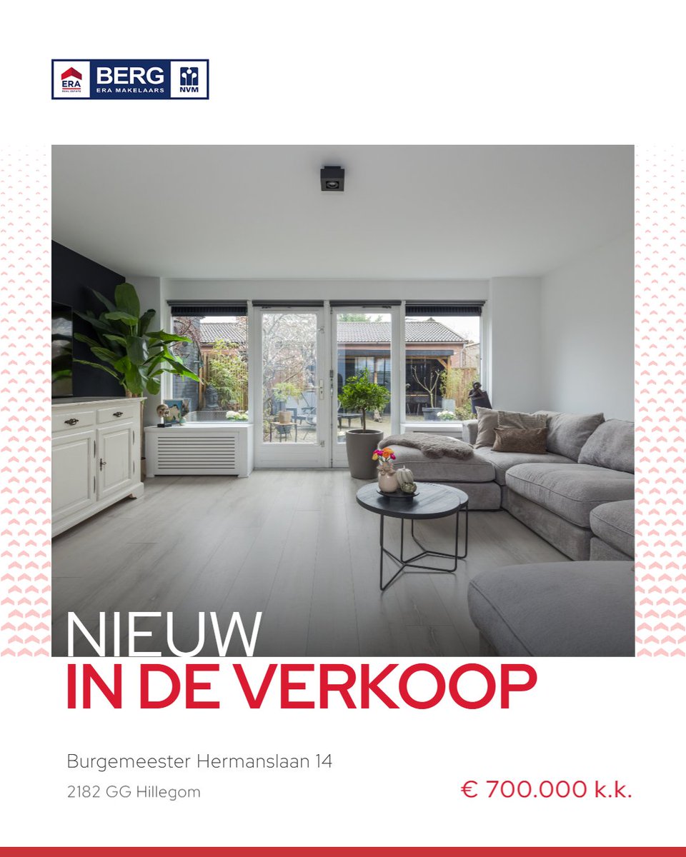 BergEraMakelaar's tweet photo. Zeer ruime en instapklare hoekwoning met eigen parkeerplaats, 5 slaapkamers, 2 badkamers, zonnige tuin, veranda én dakterras

https://t.co/1AZr8aeOhG

#BergERAMakelaars https://t.co/Ly4hg7c9xK