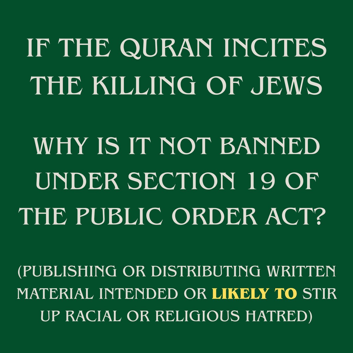 A cult is not a religion of peace!

Please share and follow <a href="/LizaRosen0000/">Liza Rosen</a> if you agree!
