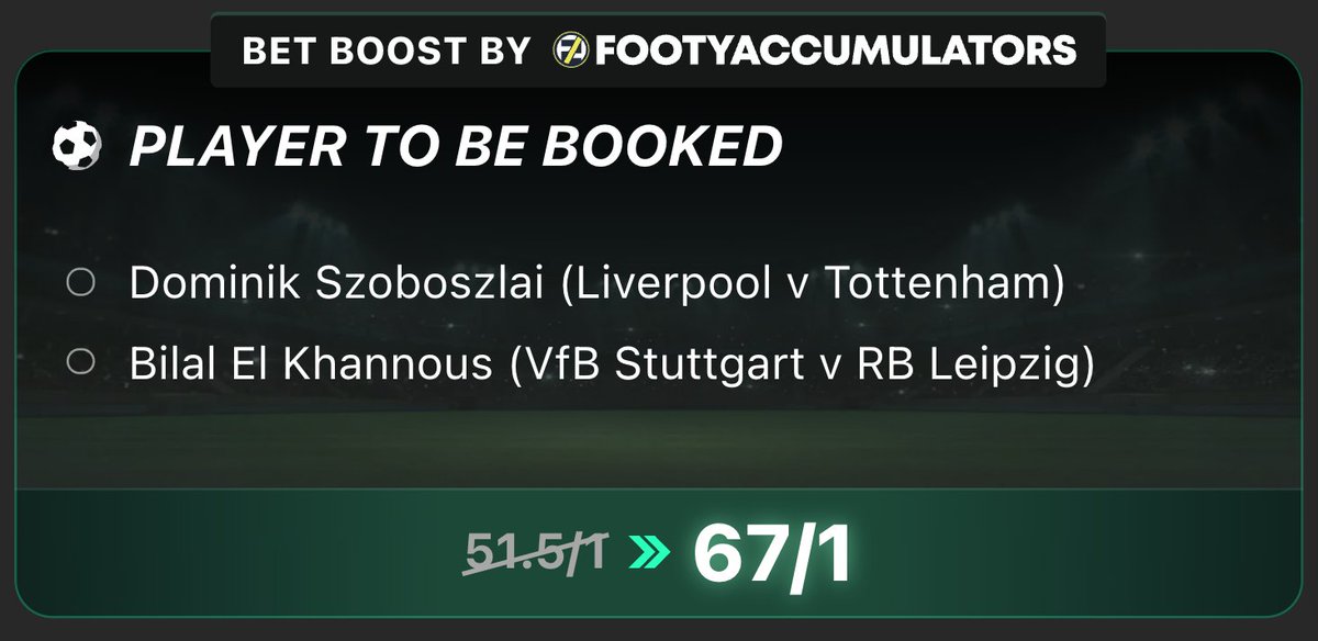 Footy Accumulators tweet media