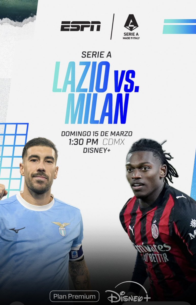 PacoGabriel_5's tweet photo. Buenos días! Hoy les llevamos desde el Olímpico de Roma la Serie A, jornada 29 junto al gran @J_Pietra por ESPN y Disney+ https://t.co/CZC1LEwdM3
