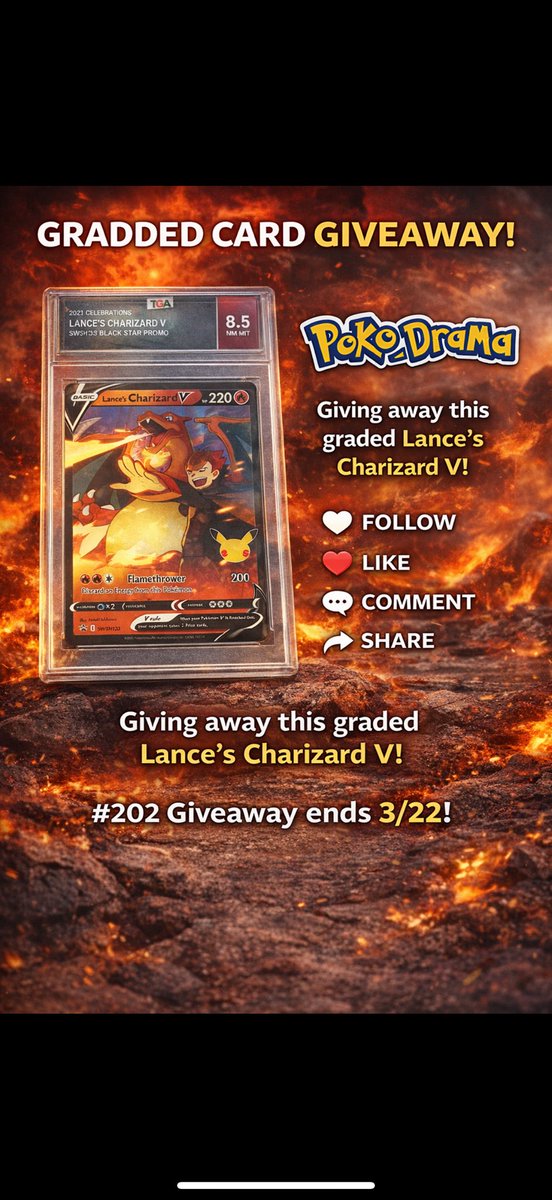 🚨giveaway #202🚨

1. Follow me
2. Repost 
3. Like 

Bonus entries:
1.Tag friends, every friend is 1 entry
2.Sub to my YouTube channel is 10 entries, comment below proof

m.youtube.com/@poko_Drama

Winner selected Sunday 3/22/26

Must claim in 24 hours

Giveaway: open to US &amp;