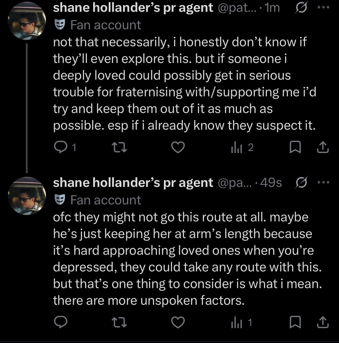 shane hollander’s pr agent tweet media