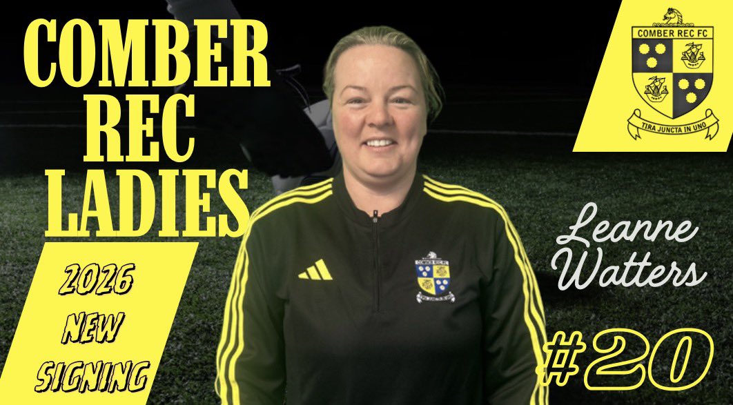 2026 Signing ✍️💛🖤🐝

Comber Rec Ladies are pleased to announce the signing of Leanne Watters. 

Welcome to Parkway Leanne 🐝

(Further Announcements to follow soon ✍️✍️)