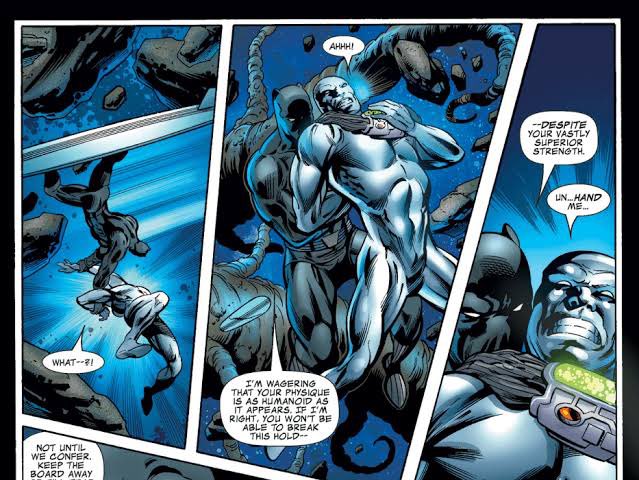 DamisaSarki's tweet image. “ You underestimate me, Star dweller. “#BlackPanther #SilverSurfer