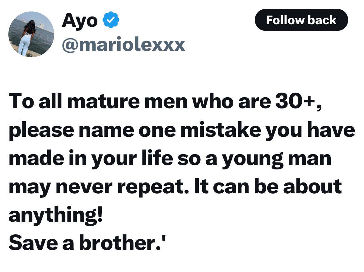 instablog9ja's tweet photo. “Save a brother”- Man pleads, as he seeks advice from more mature men https://t.co/dT3MAmquFG