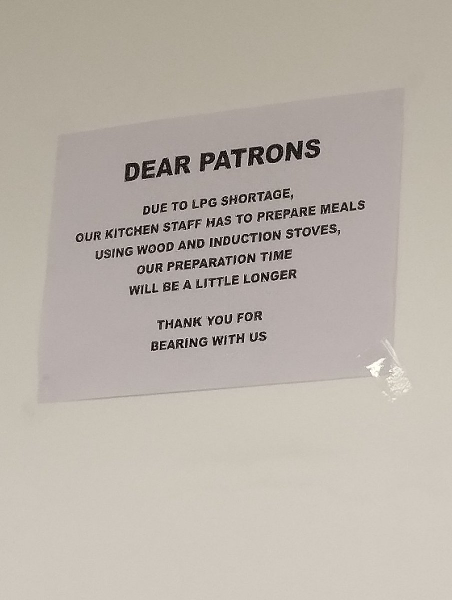 dipalay's tweet image. LPG shortage 😬 ! Saw this at a restaurant in South Goa today !

Although my food arrived in time without any delay but yes, this kind of message creates unnecessary panic among people.

#Goa #LPG #CylinderShortage