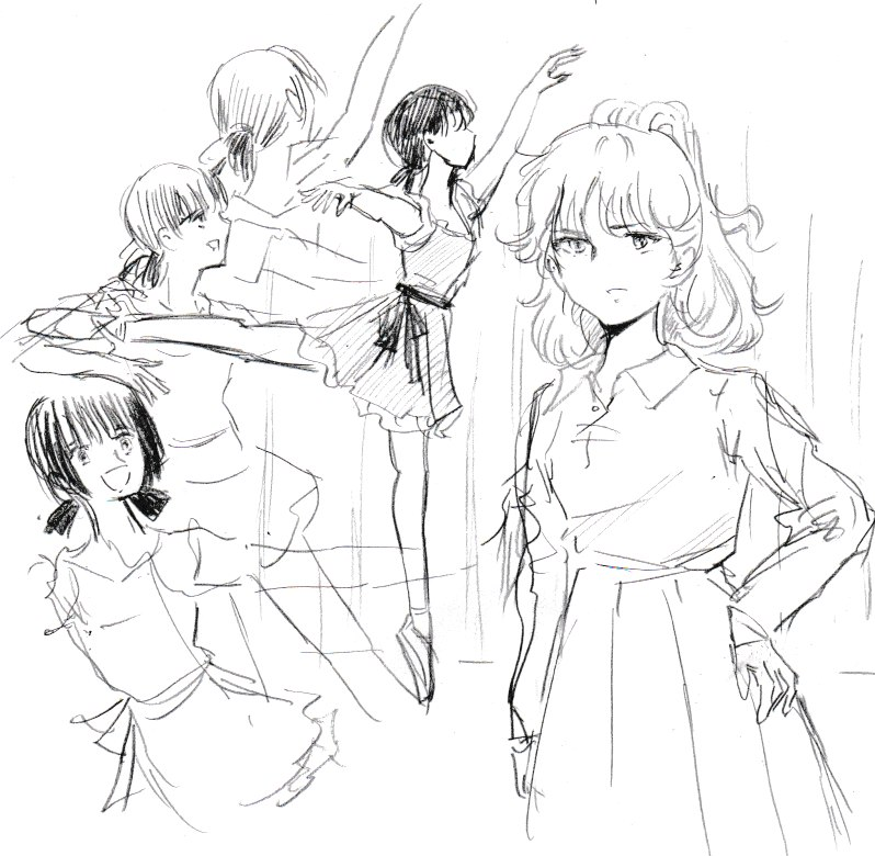 結構オルガさんが好みなことに気付いた。太眉は昔から大好き。 #パリに咲くエトワール 