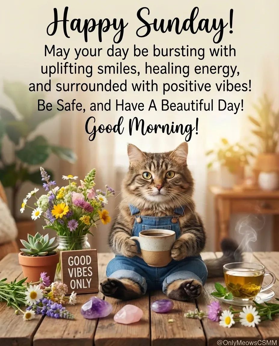 wilewill's tweet photo. Good Morning! Happy Sunday! Relax today, tomorrow is Monday. 😁 
🌞🥱☕😇 https://t.co/Z9vx0QWgPV