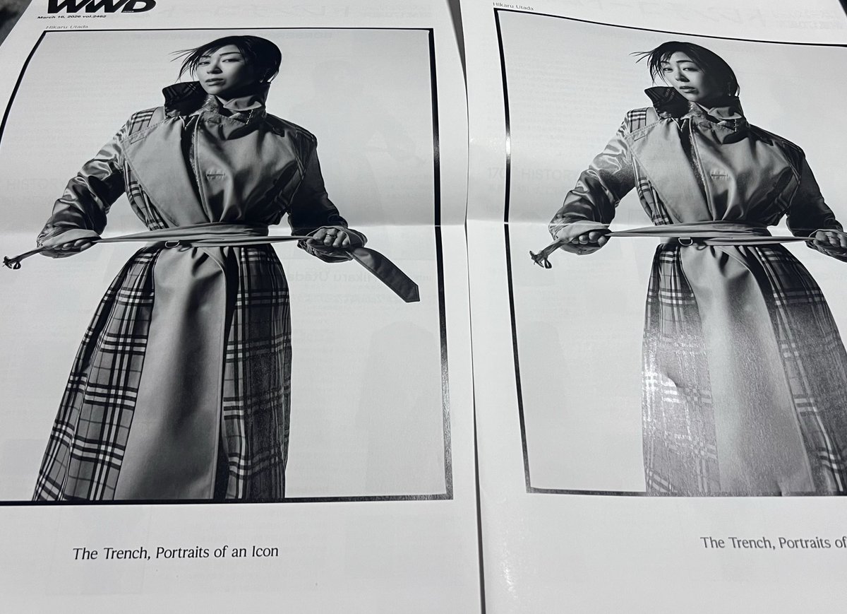 ryobiyo's tweet image. 伊勢丹のポップアップ行ってきた🥰
ヒカルちゃんとお揃いで泣いた。
ありがとうバーバリー。
店員さんが保存用にってもう1枚くれた、優しい。また買います。
あとケンジントンは私も裏返しできます。
 #宇多田ヒカル  #utada  #BURBERRY