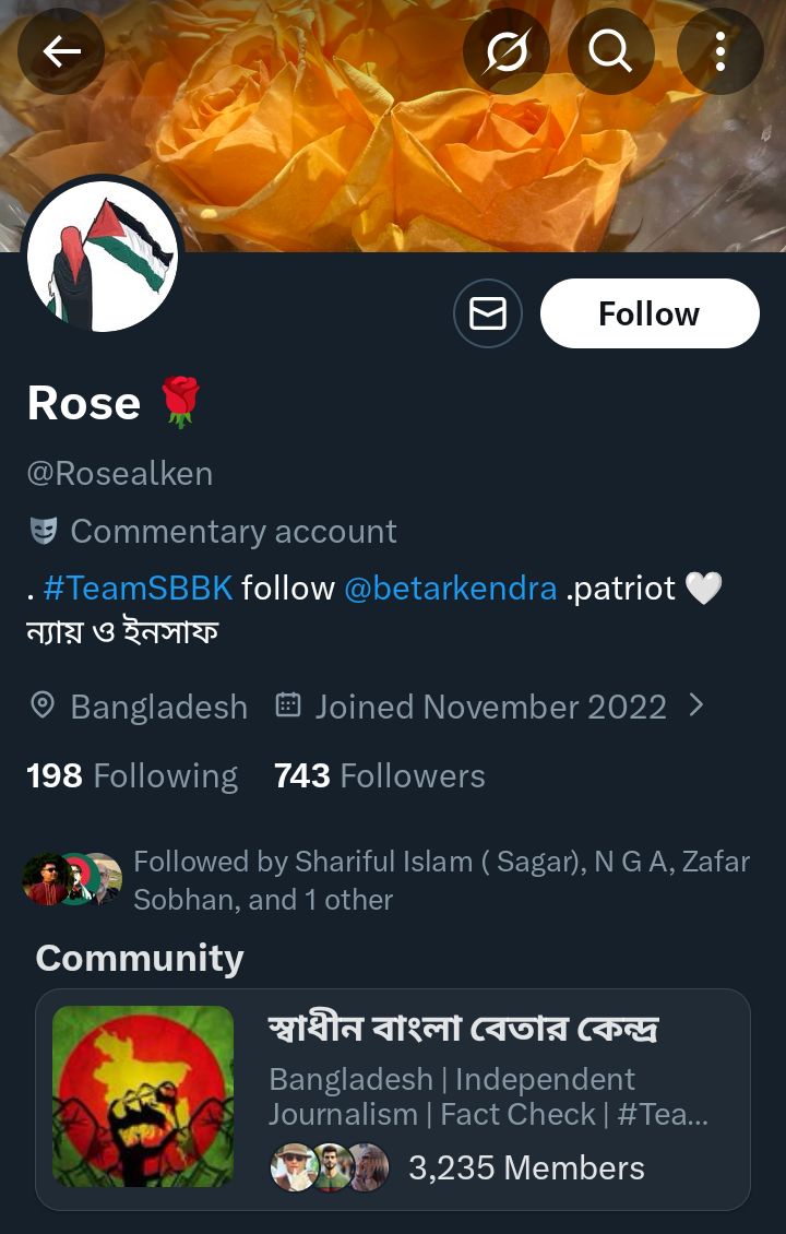 Ekattor_71's tweet photo. @HPhobiaWatch @ShrestBharat This account needs to be mass reported. Please help by reporting this X ID massively.
This account holds a violent radical ideology, hates India and Hindus, and frequently reporting other liberal people's X ID with the collaboration of their violent online terror gang #TeamSBBK https://t.co/GFOsOYlDL7