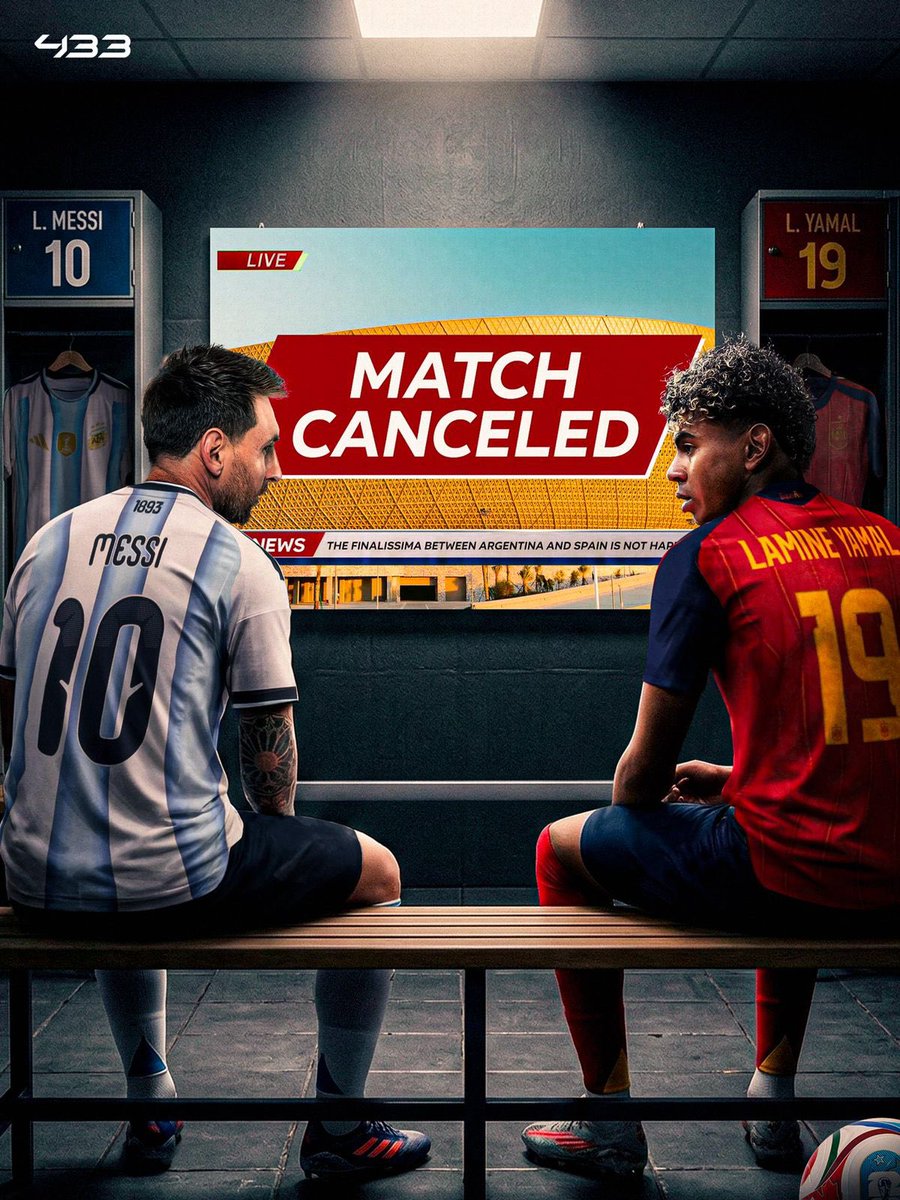 🚨 Finalissima cancelada.