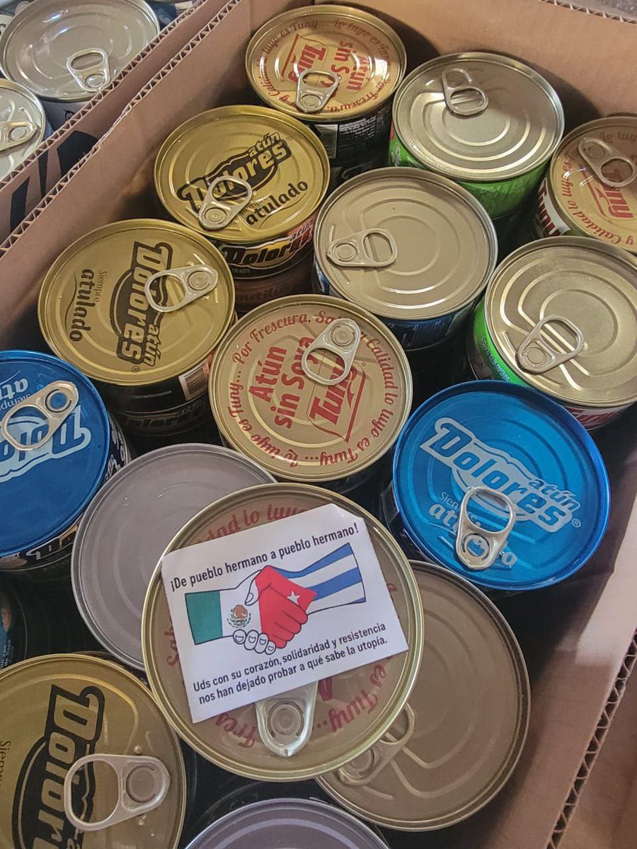 🇲🇽🤝🇨🇺 Gracias, México, por la ayuda solidaria.

Este gesto de hermandad fortalece los lazos entre nuestros pueblos y reafirma que la solidaridad es el camino para superar desafíos y construir un futuro compartido.

¡La unión entre naciones se multiplica en esperanza y fuerza! 🌎