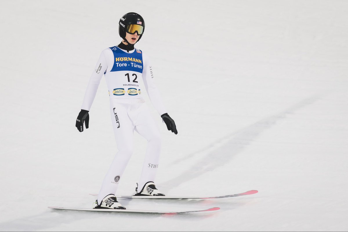 usskiteam's tweet photo. Guys showing up in Oslo 🇳🇴 👀 Tate Frantz locking in a top 10 in today’s World Cup, in 10th overall, and Kevin Bickner back in the top-15 the second day in a row — 14th today, 12th yesterday. 

Let’s GOOO. Two more World Cups to go 📣📣

#stifelusskiteam https://t.co/3OMmDoW7iE