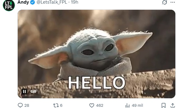 FPLFANS1's tweet photo. @Mike_Metz66 bro it was sarcasm..... He already knew they blanked. 
he even posted this before....
Stop hating for no reason. https://t.co/b87jnygBko