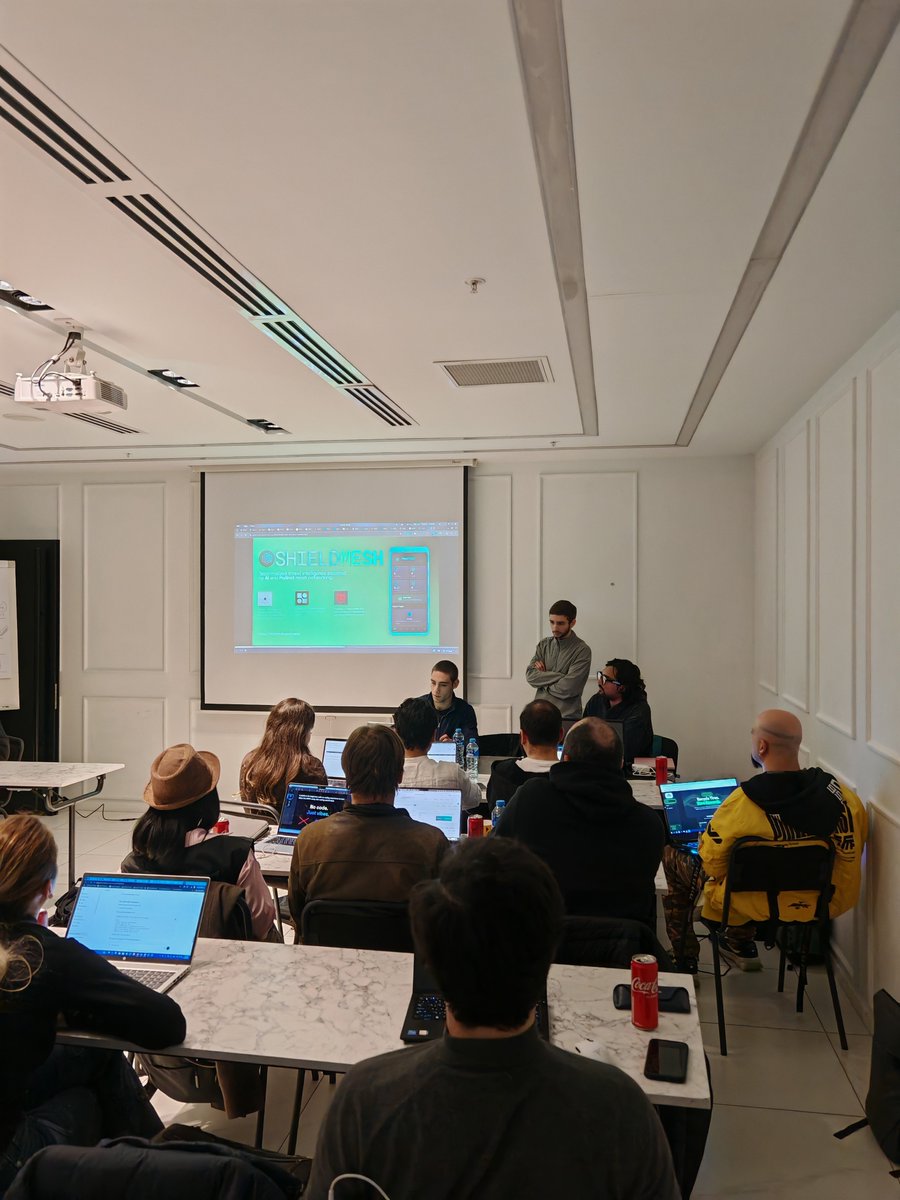 CyreneAI's tweet photo. Day 2 vibecoding from 0 in Tibilis🇬🇪with @SuperteamGEO 

Founders took the stage to present and demo their products. https://t.co/JfT9WYtcyf