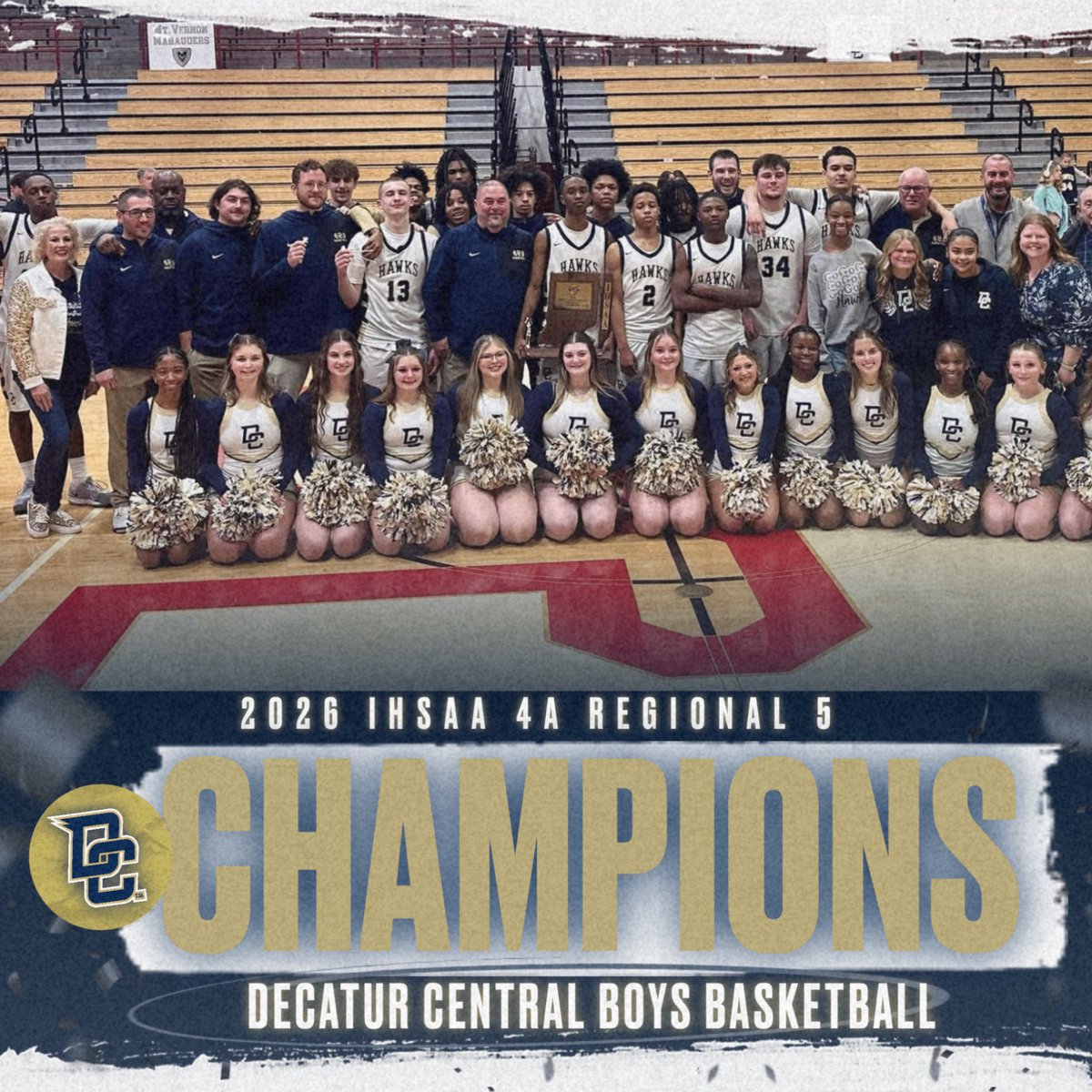 Decatur Central Basketball tweet media
