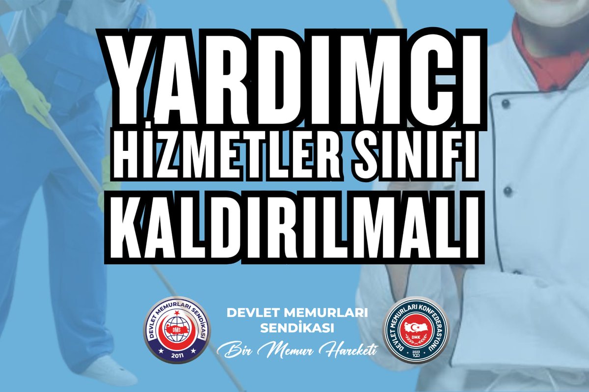 YARDIMCI HİZMETLER SINIFI KALDIRILSIN, ÇİLE BİTSİN...

Kamunun kanayan yarası "Yardımcı Hizmetler Sınıfı" kaldırılmalı, mevcut personel eğitimlerine uygun diğer hizmet sınıflarına atandırılmalı, verilen sözler tutulmalıdır.

#YardımcıHizmetlerSınıfıKaldırılsın
#YHS

<a href="/tcbestepe/">T.C. Cumhurbaşkanlığı</a>