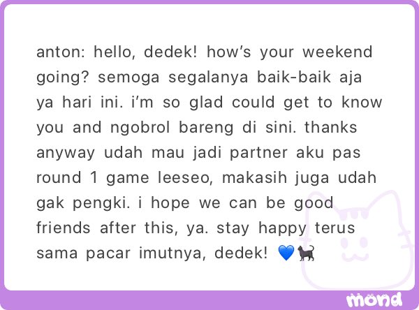 LessorCaramel's tweet photo. Absen ada : @ResiderKarina @ResiderSungchan @ResiderHanbin @ResiderGunwook @ResiderJeeminie @ResiderHee @ResiderAnton 

Seru nih abang uchan dapet surat nanti ku dm link-nya. 😉😉 https://t.co/AVf4APXNcp