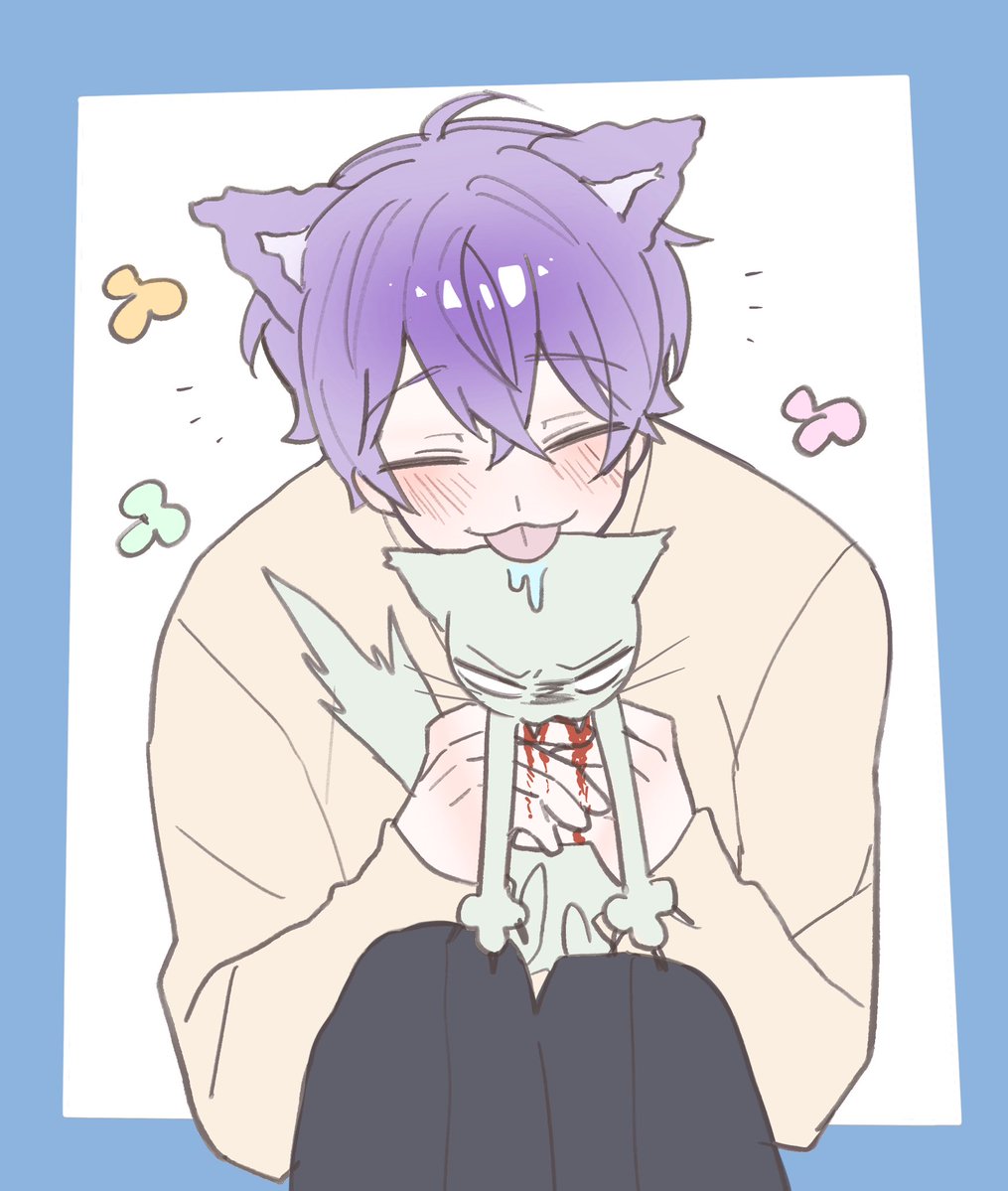 #類寧々 
🐶🎈😾🤖