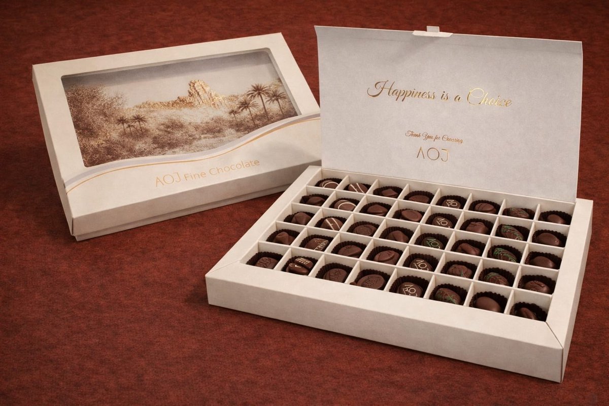AojChocolate's tweet photo. صندوق جبال طويق
تشكيلة متنوّعة تجتمع في صندوق واحد يحمل اسم جبال طويق؛ امتداد في الشكل… وثراء في النكهة داخل كل قطعة

#شوكلاتة #Chocolate 
#الدرعية 
 #AOJ_Part_Of_ 
 #شوكولاتة_العيد https://t.co/mv9UGIT3KS