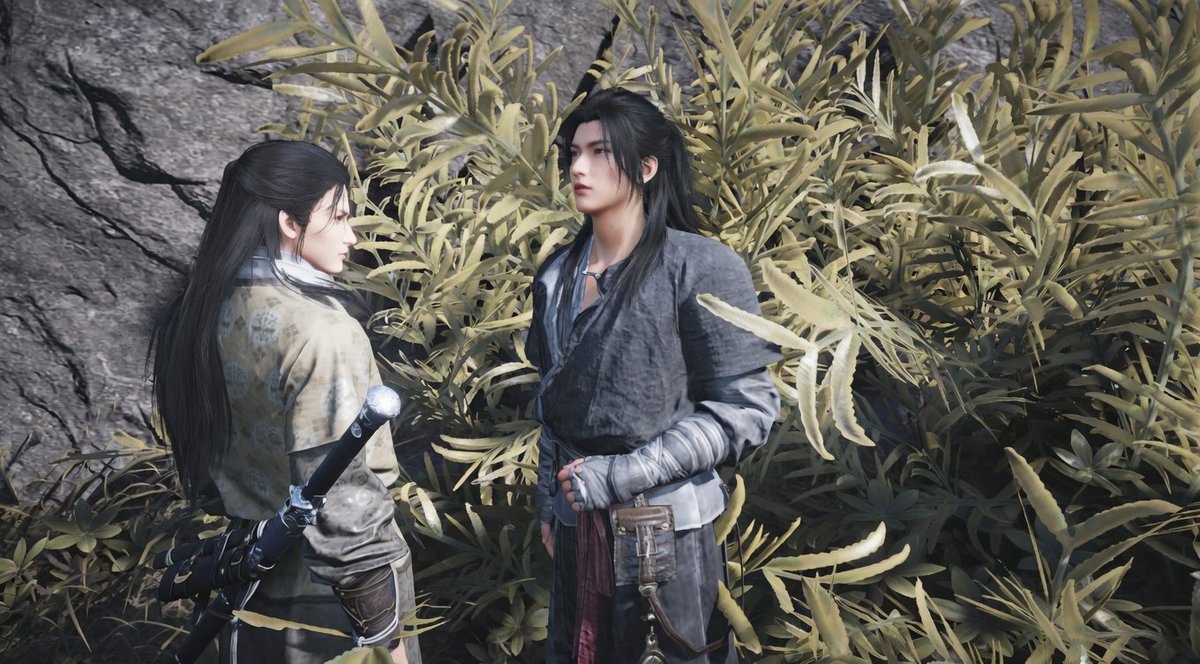 I gave long hair to Fu Liang  (Rafter Rat) and he looks gorgeous. He was a grumpy anxious npc now he is my BF lol
#wwm #燕云十六声