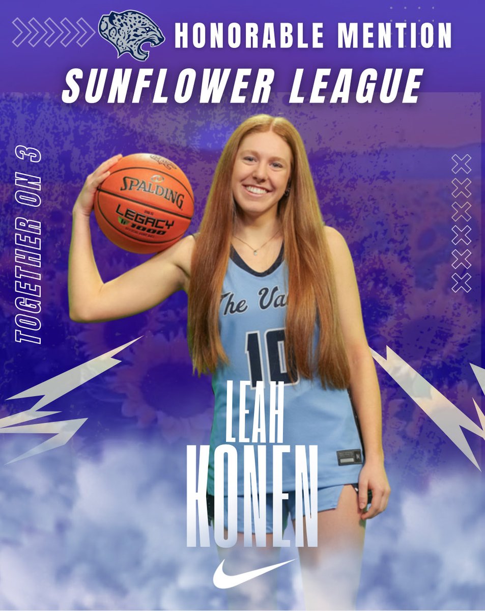 LadyJagBball's tweet photo. The best season we have had at MV in our tenure and we continue to grow! Thankful for all the girls in our program who have built it! Congratulations to Leah earning HM All Sunflower League!🌻🏀
#TogetherOn3 https://t.co/G33hal2swL