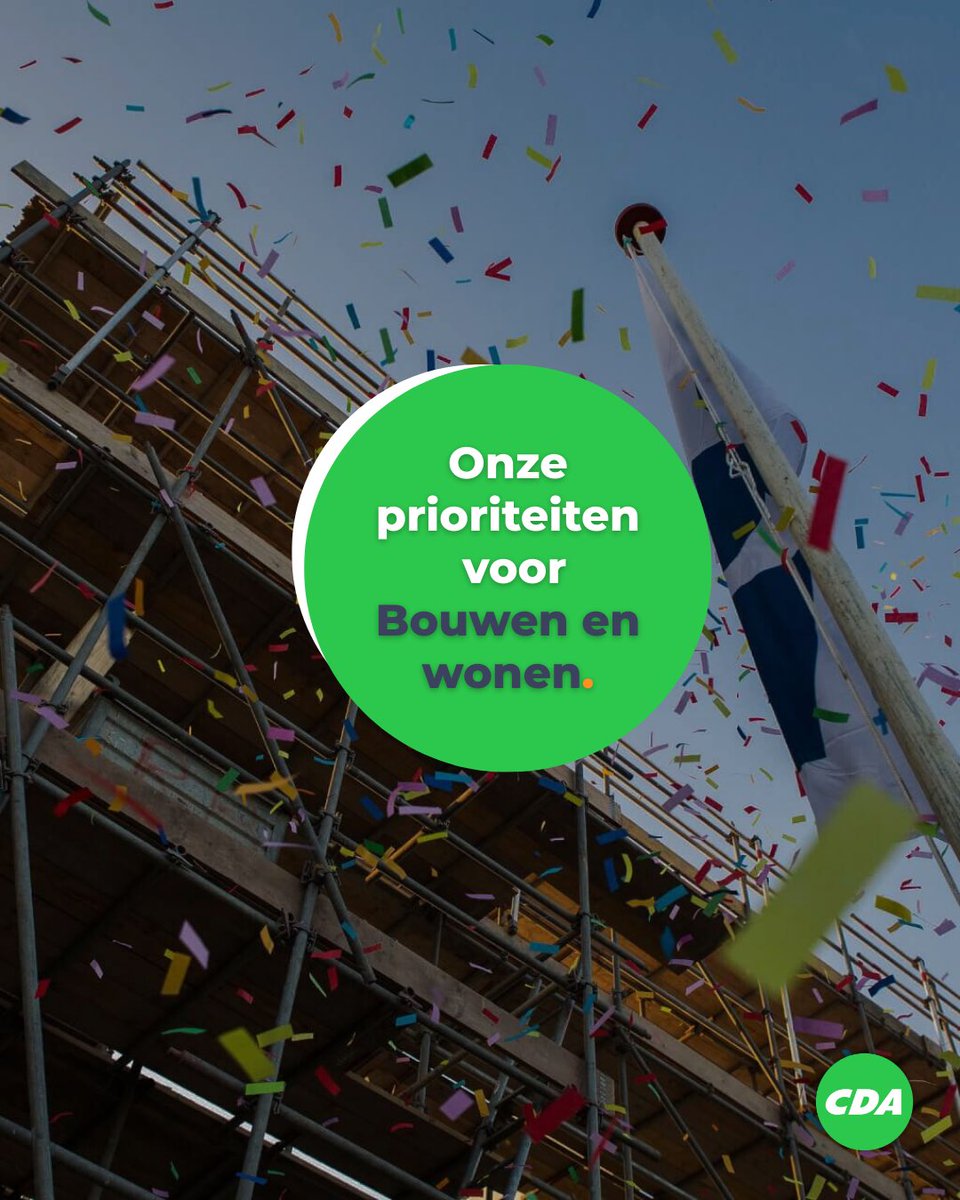 CDAWestland's tweet photo. CDA Westland geeft prioriteit aan bouwen en wonen💚🏠Zo bouwen we consequent meer naar de behoefte van onze inwoners en ondersteunen we passende initiatieven! Benieuwd naar de rest van onze prioriteiten? Zie ons verhaal!
#wldebat #bouwmeeaanwestland #wonen #bouwen #westland https://t.co/mzzbB8ppRB