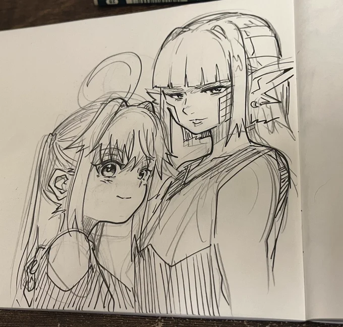 最近描けてなかったので
リハビリしました 
