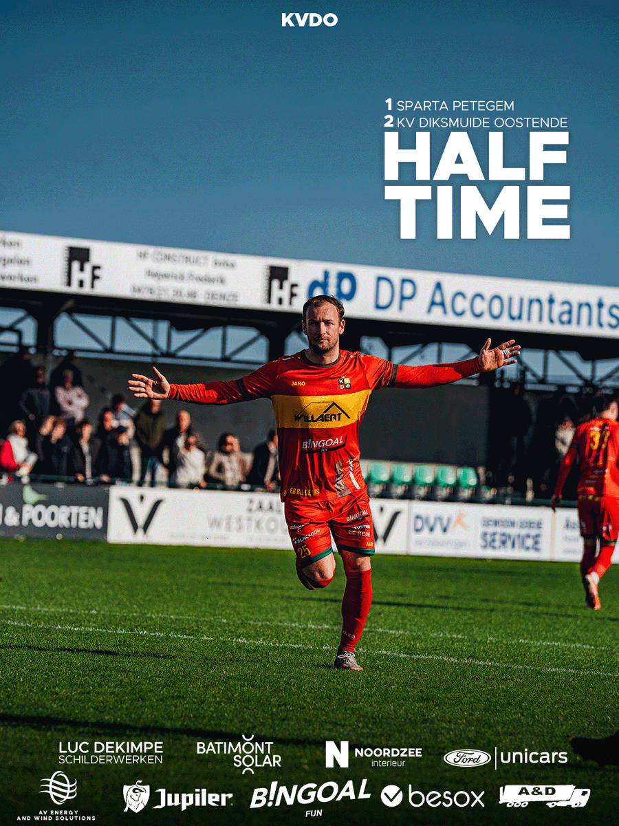 kvoostende's tweet photo. We buigen een achterstand om en gaan met een voorsprong de rust in.

#butterbiedevis 💙💛❤️💚 https://t.co/rFt289ZdAy