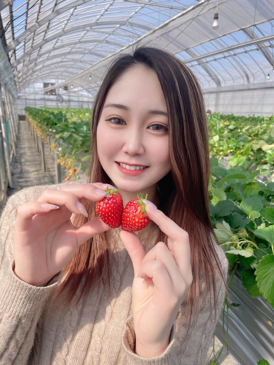 珍しい笑顔写真🍓