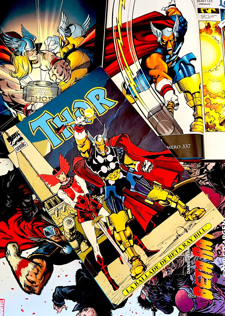 fisto_sr's tweet photo. 📚🌌🪐✨🌈🦸🏼‍♂️🚀👽⚒️💥
#WeekEndComics en promenade cosmique !
Relecture de @thorofficial - la ballade de Beta Ray Bill (1983/84)de @WalterSimonson dans le semic Book pour @MarvelComicsHQ en 1993.
Contient les Thor 337 à 340.
↪️ https://t.co/2OaAa9LmRe
@Marvel  @MarvelFR https://t.co/Tc5awjLYL1
